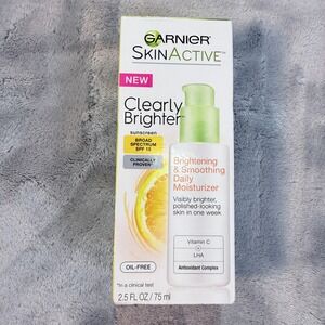 Garnier SkinActive Clearly Brighter SPF 15 Face Moisturizer Vitamin C 2.5 oz